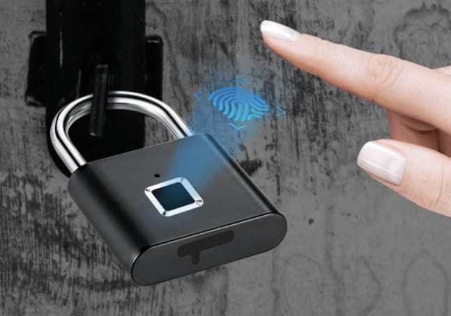 Lock - das praktische Vorhangschloss mit Fingerprint