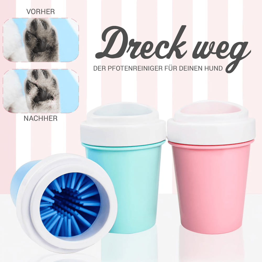 DRECK WEG - der Pfotenreiniger für deinen Hund