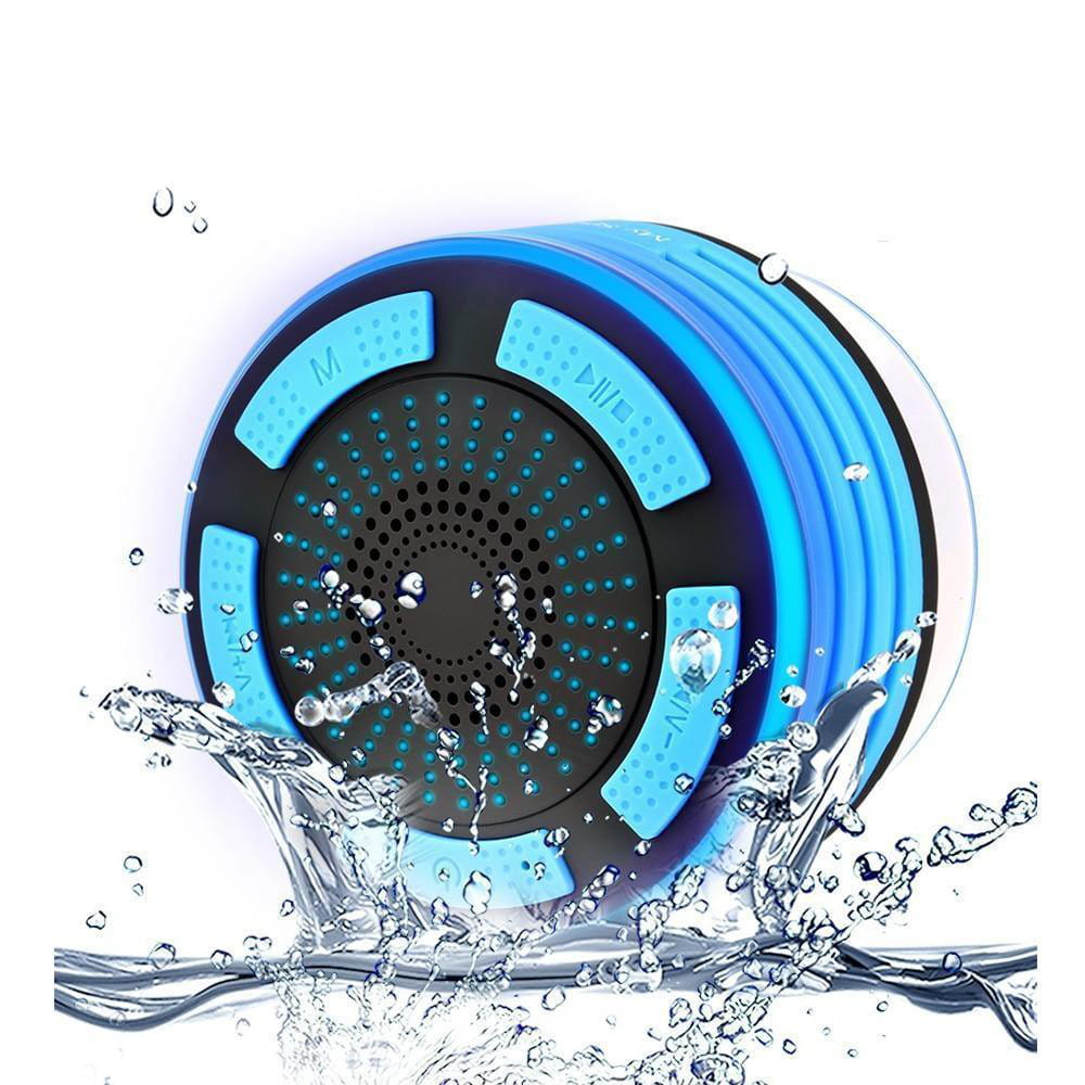 Misu - Wasserfester Bluetooth LED Lautsprecher (mit Saughalterung für die Dusche)