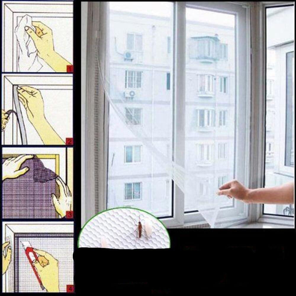MÜCKENGITTER - das Anti Fliegen und Mücken Netz für dein Fenster