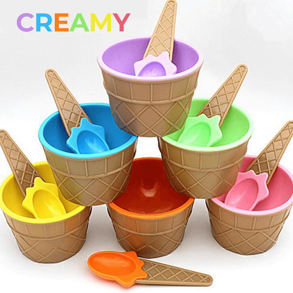 Creamy - der bunte Eisbecher für coole Kids