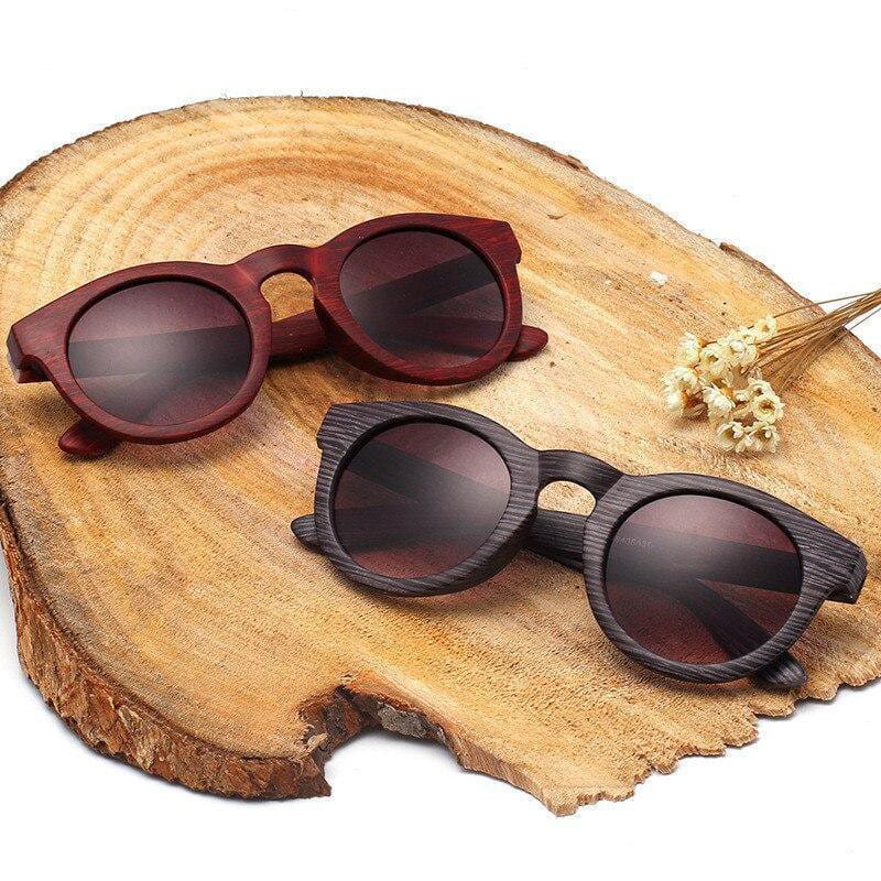 LOUNA - die vintage Holz-Sonnenbrille
