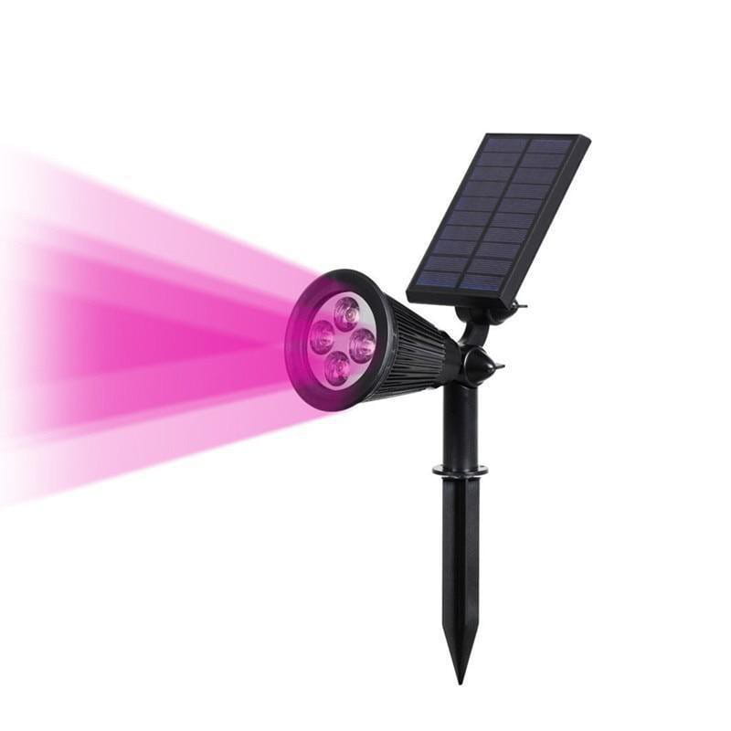 PINKY - der pinke Solar-Scheinwerfer für stimmungsvolles Licht